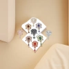 High-end, elegant and light luxury court pendant, large glass brooch, fashionable and elegant women's clothing, corsage accessory brooch undefined
